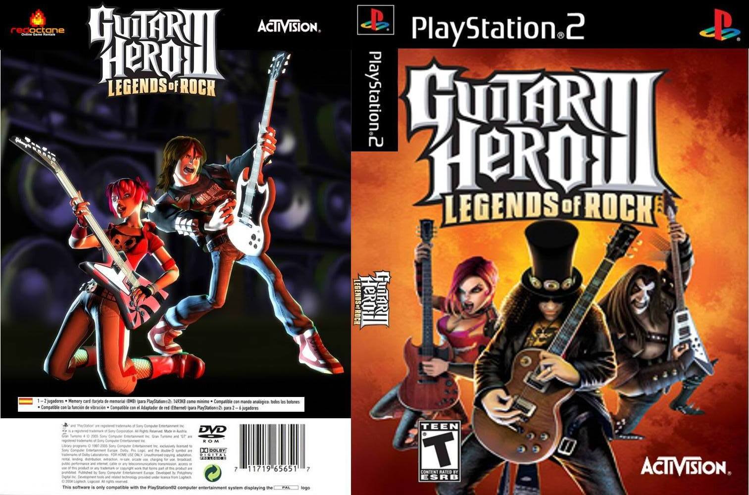 Download Guitar Hero III Legends of Rock PS2 ISO PC USA