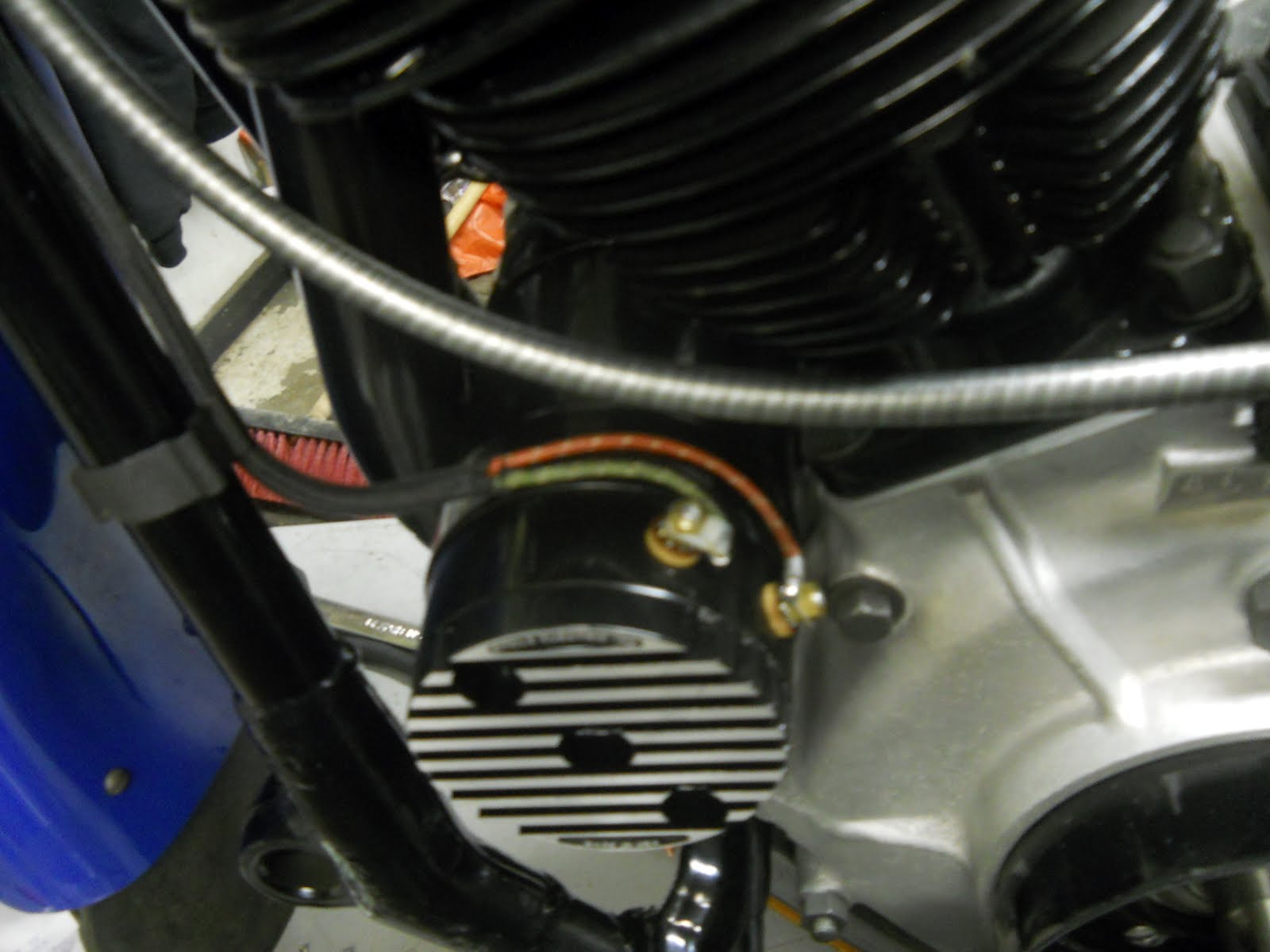 Matt Olsen's Blog: chino bike almost switched over and 1946 knucklehead