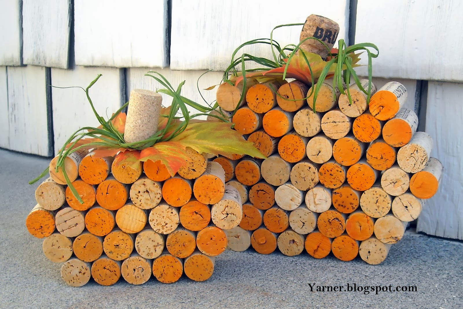 I'm a Yarner Wine Cork Pumpkins