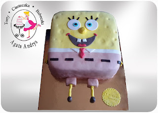 tort 3d SpongeBob cake urodzinowy AMELKI
