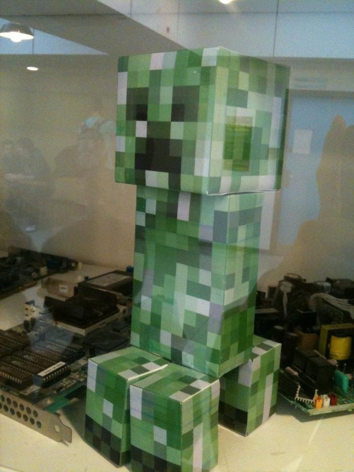 The Minecraft Castle Real Life Creeper