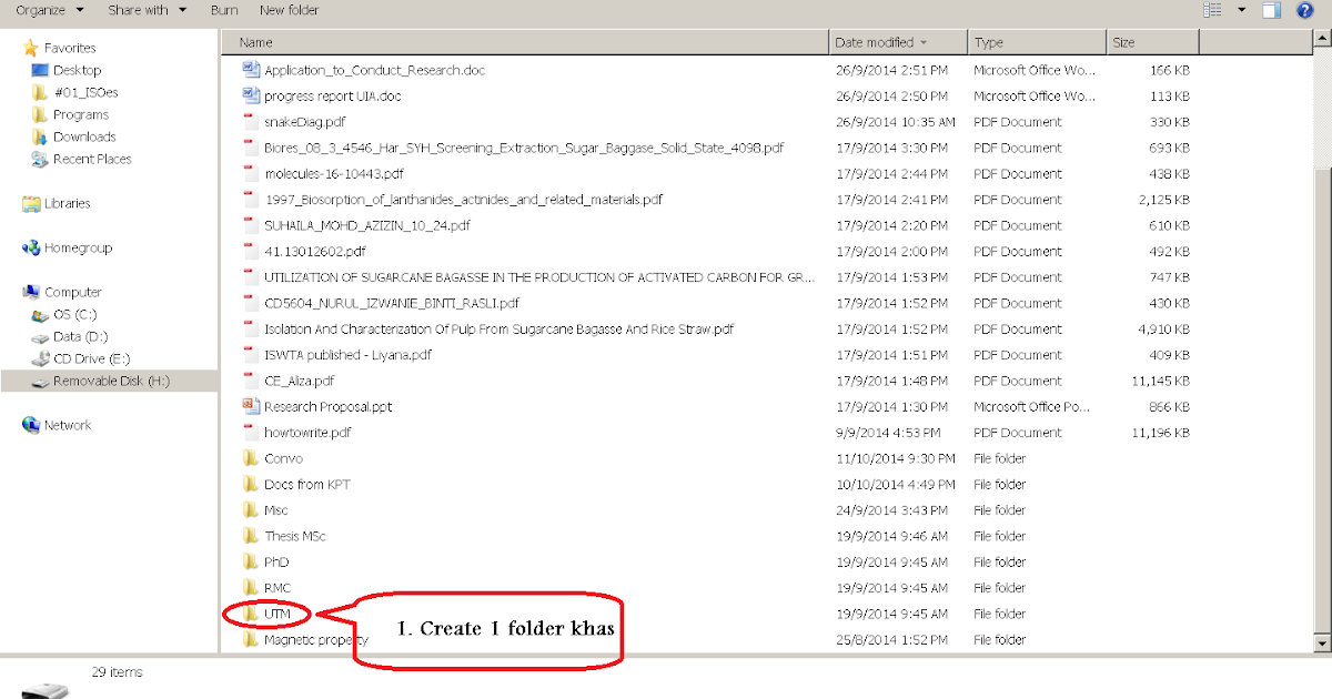 Literature review example picture