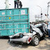 Container Falls on A Car Killing Three of the Occupants in Lagos