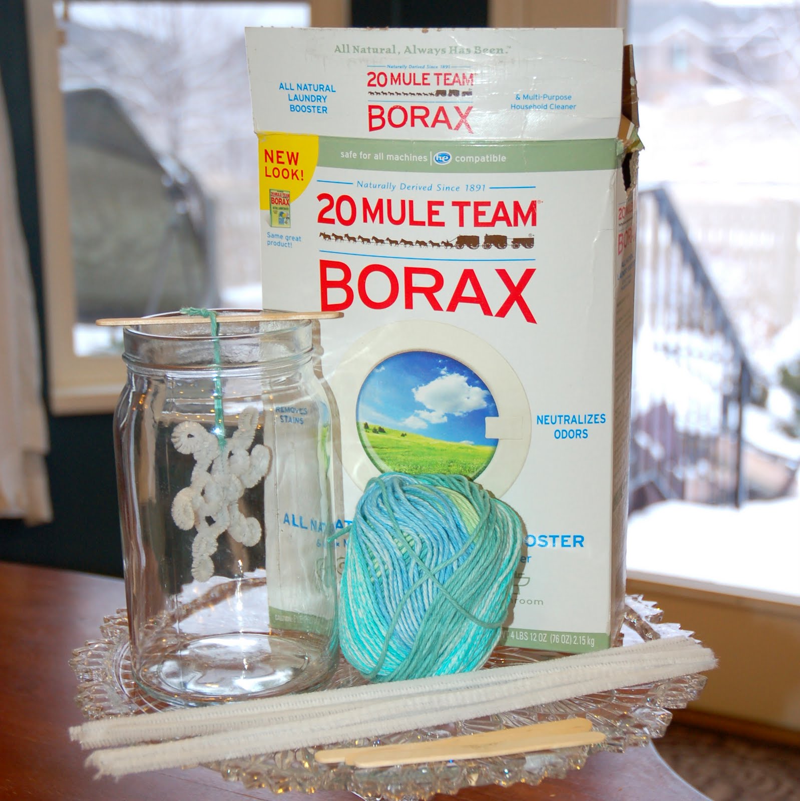 restlessrisa BORAX SNOWFLAKES