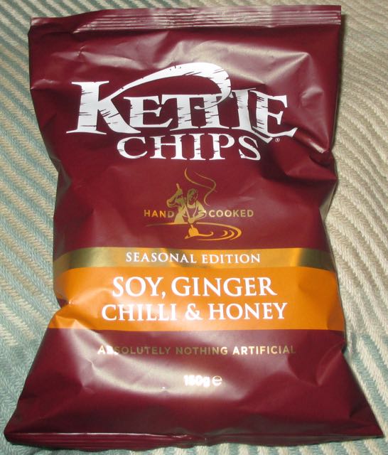 FOODSTUFF FINDS Kettle Chips Soy, Ginger, Chilli & Honey Flavour