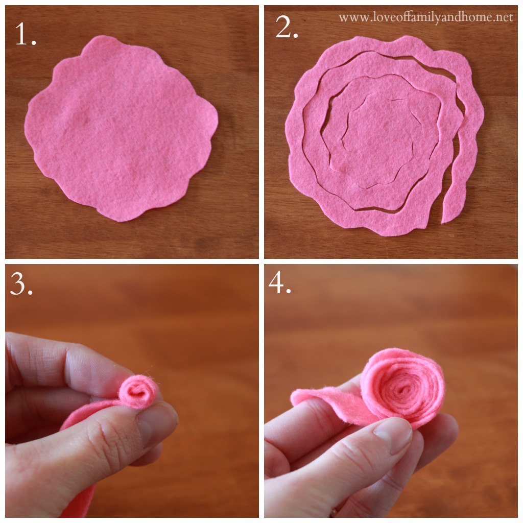 How to make felt flowers with your Cricut - Weekend Craft