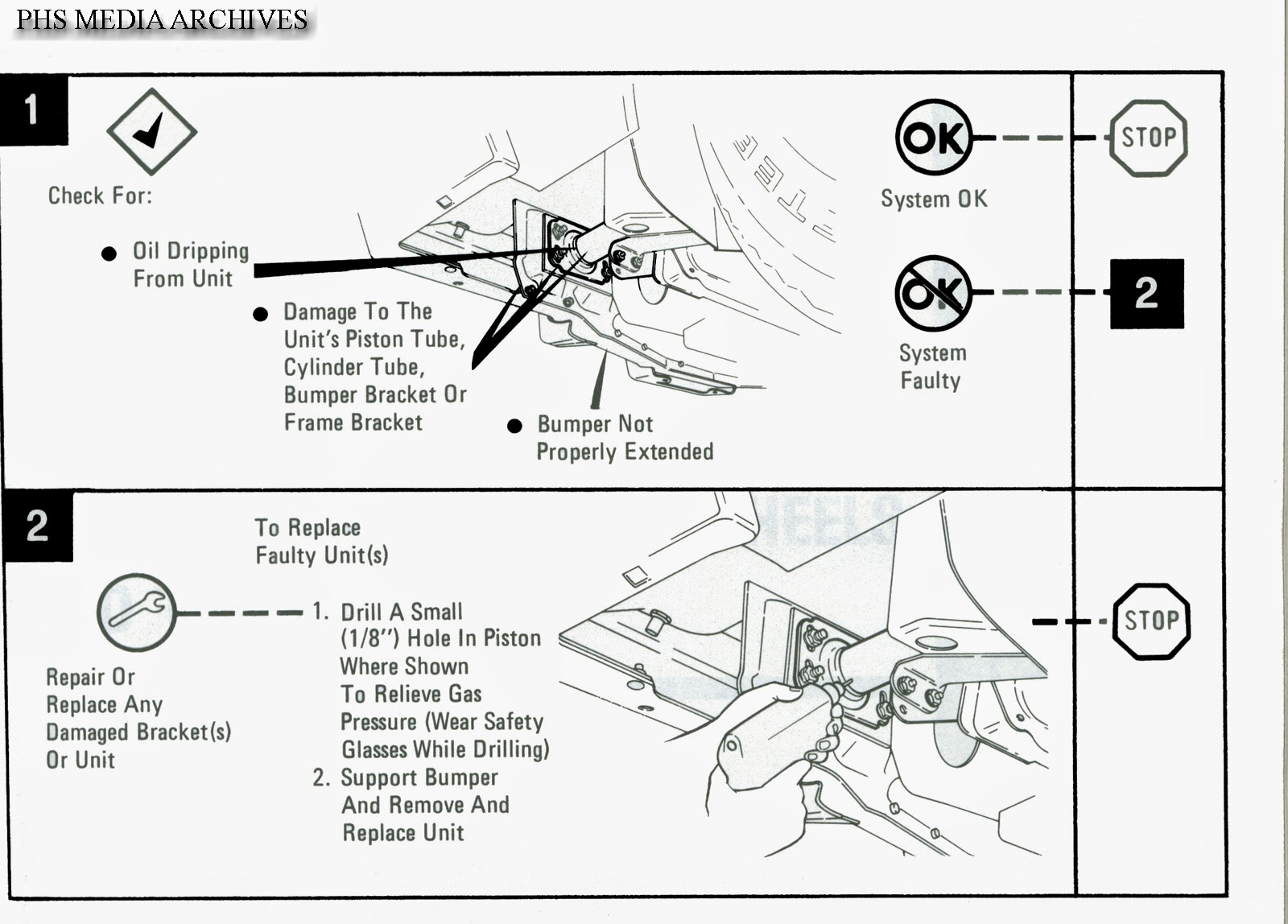 Tech Files Spotting Accident Damage Energy Absorbing Bumper