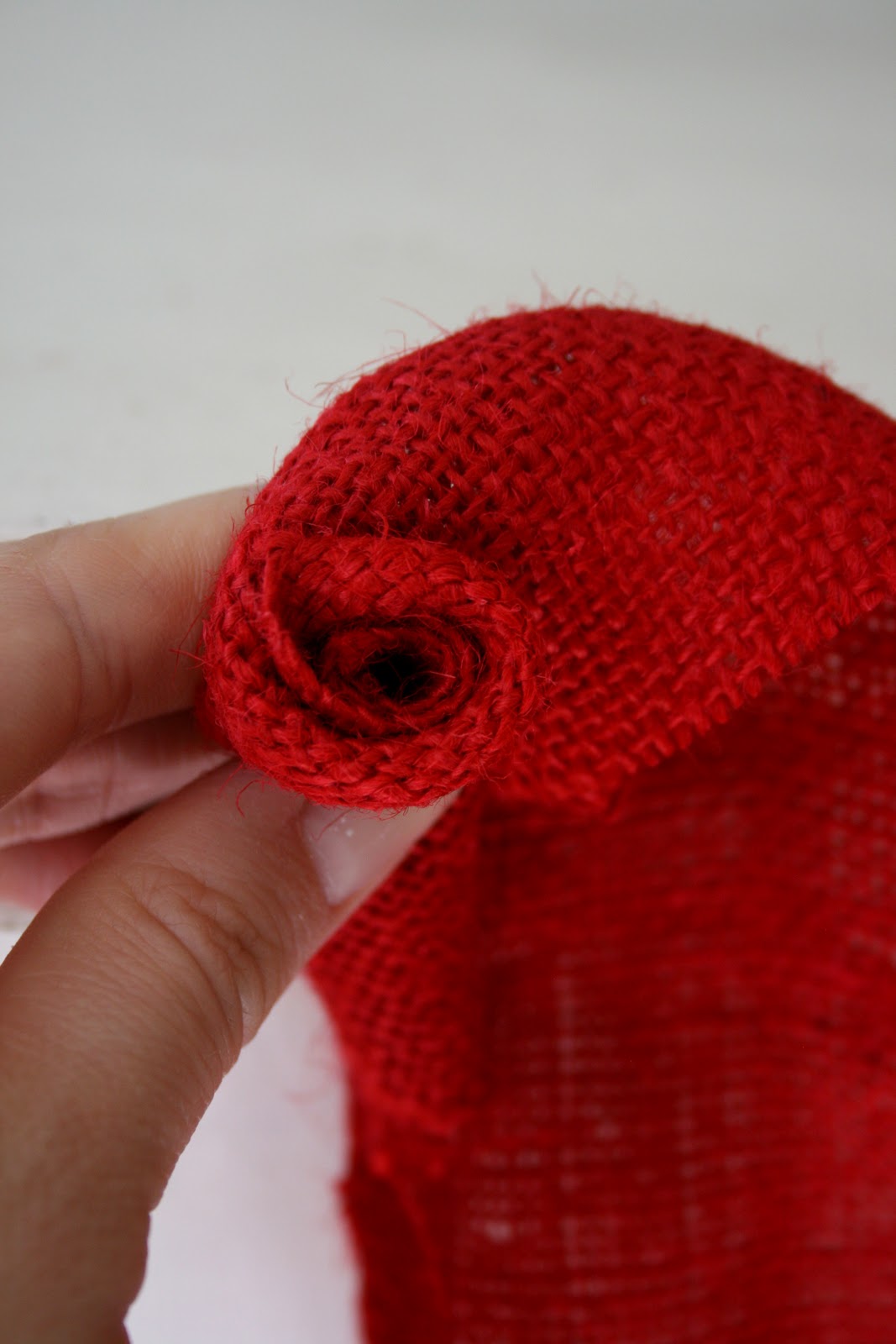 Pajama Crafters How to Make Burlap Roses