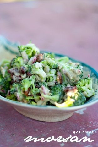 blomkål broccoli sallad