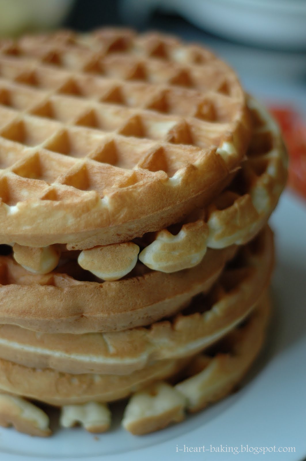 i heart baking! light and crispy waffles