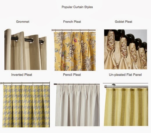 The Window Stylist Drapery Pleat Styles