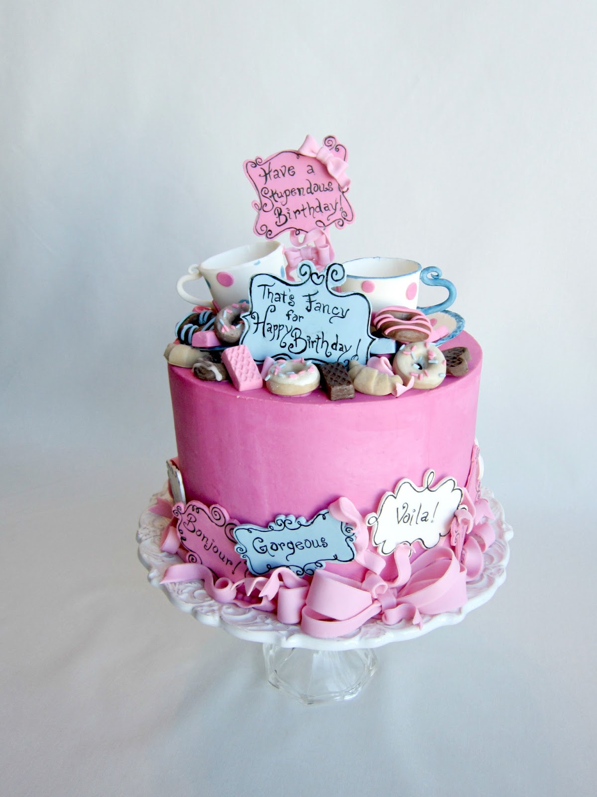 Delectable Cakes: Most Stupendous 'Fancy Nancy' Birthday Cake!