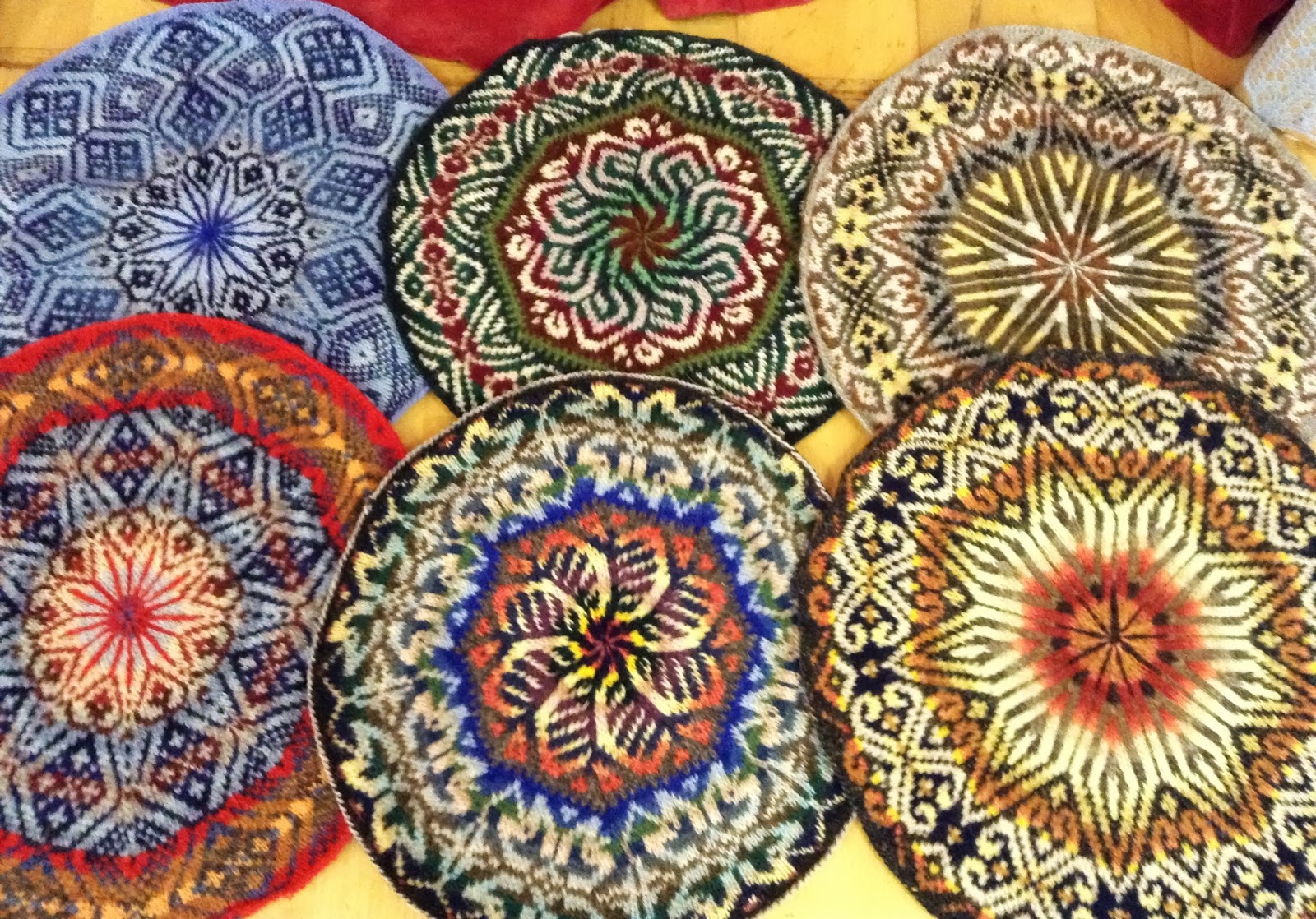 Knitting Tams Charted Fair Isle Designs