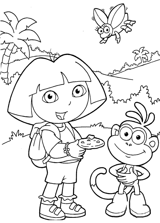 Dora Coloring Pages   Sheets   Pictures