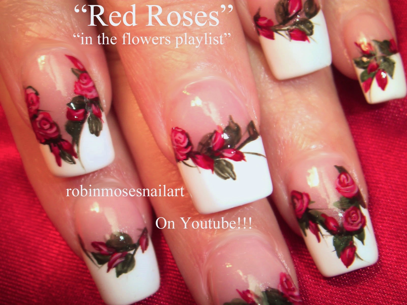 6. Pretty Floral Nails - wide 3