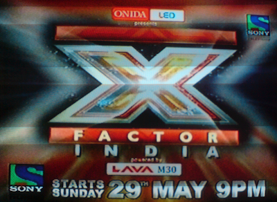 X Factor India on Sony TV