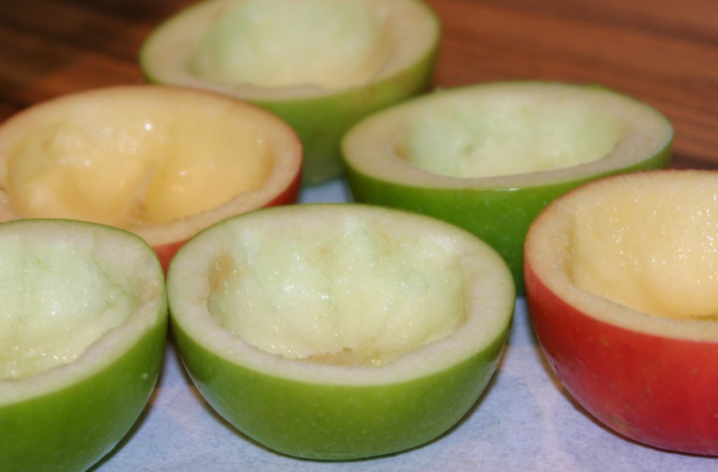 caramel apple slices