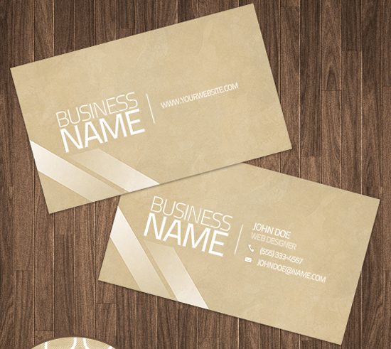 Clean Business Card PSD Clean Business Card PSD