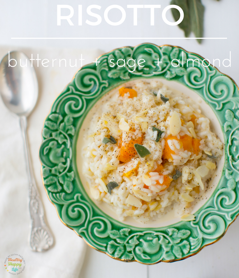 Butternut Squash Risotto Recipe, vegan