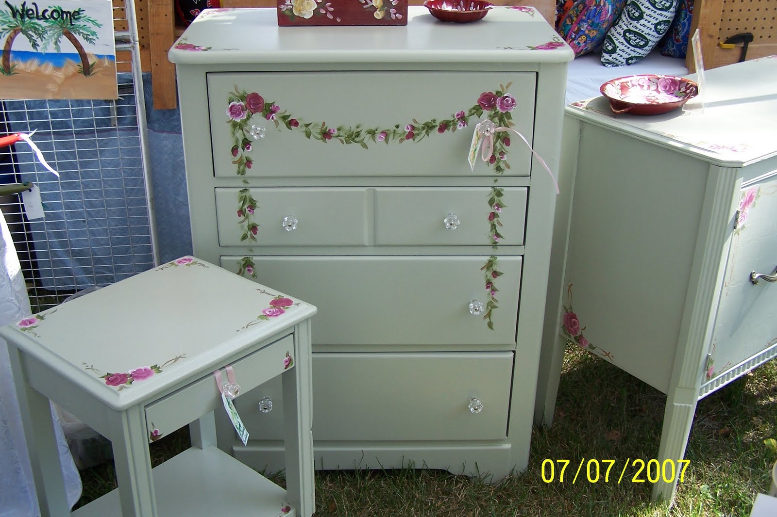 Handpainted Furniture Blog, Shabby Chic Vintage Painted Furniture Chests