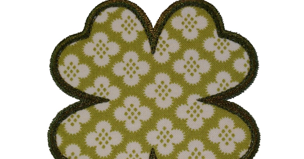 Big Dreams Embroidery Four Leaf Clover Machine Embroidery Design