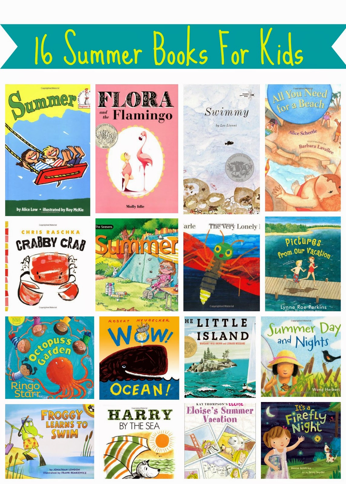 Summer Books for Kids The Chirping Moms