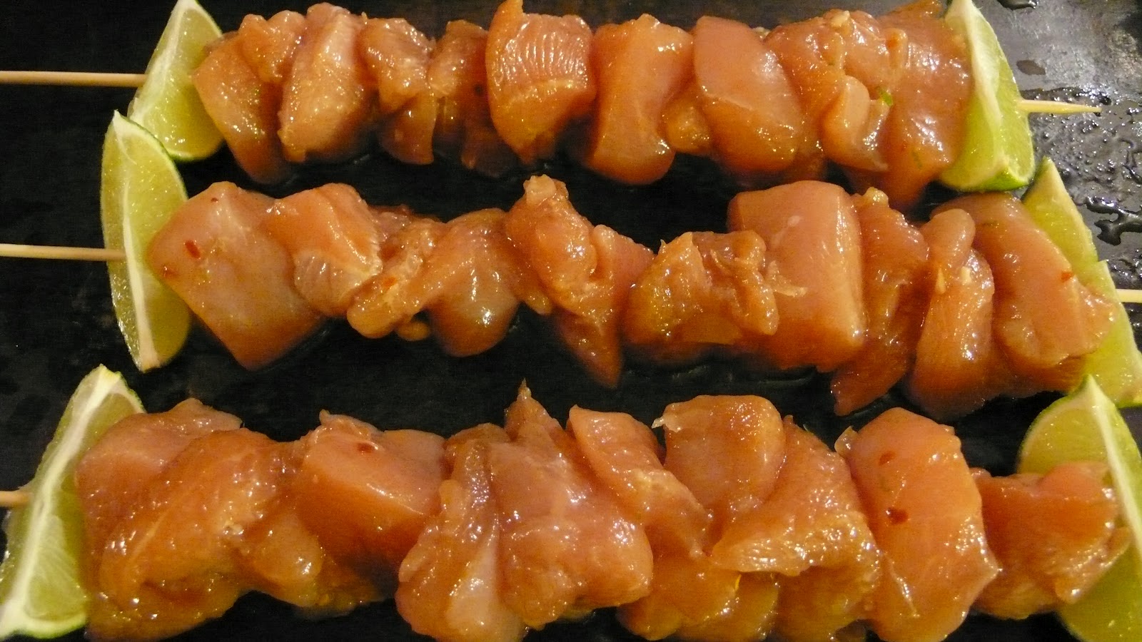 Joyously Domestic Honey & Lime Sesame Chicken Skewers