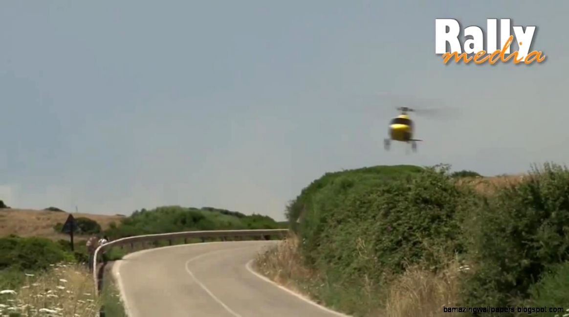 Rally car vs Helicopter TV Rally car vs Helicopter TV