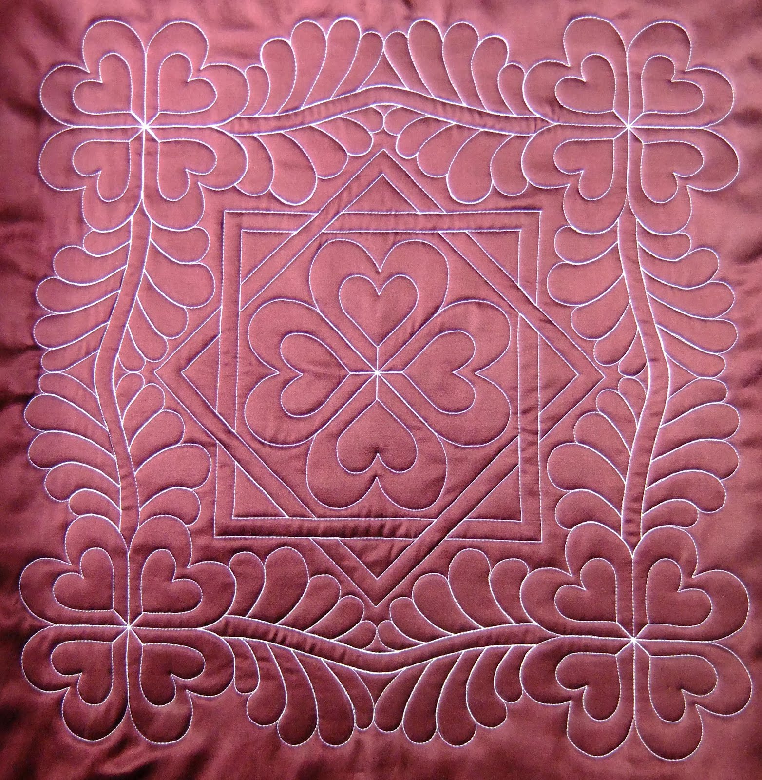 The Free Motion Quilting Project Quilt Along 11 Outline Quilting