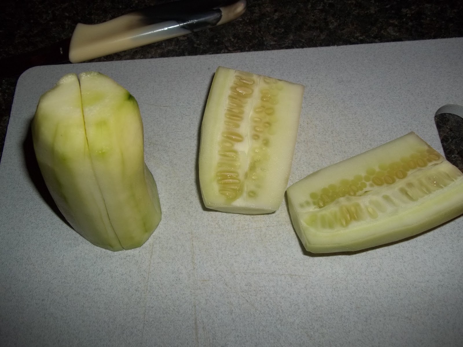 Ramblings Thoughts Cottage Cheese Filled Cucumber Boats