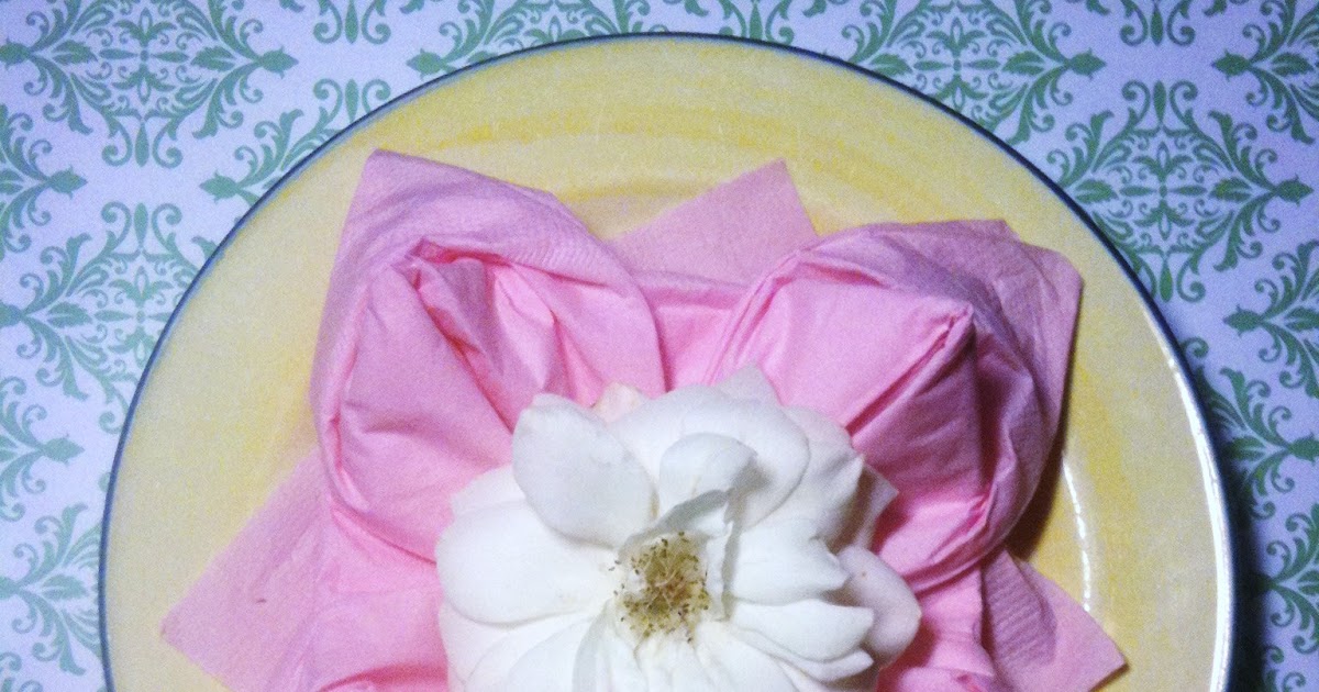 Daisy Celebrates! Lotus Flower Napkin Fold