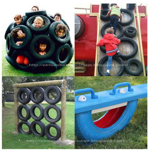 juegos hechos de reciclaje