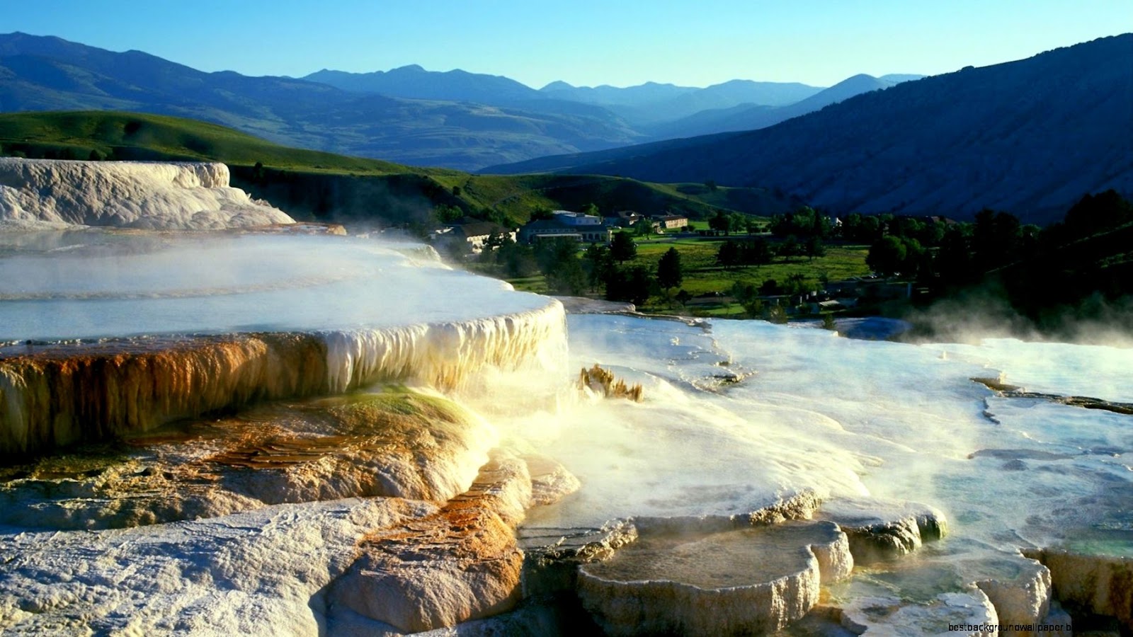 Yellowstone Mammoth Hot Springs National Park Yellowstone Mammoth Hot Springs National Park