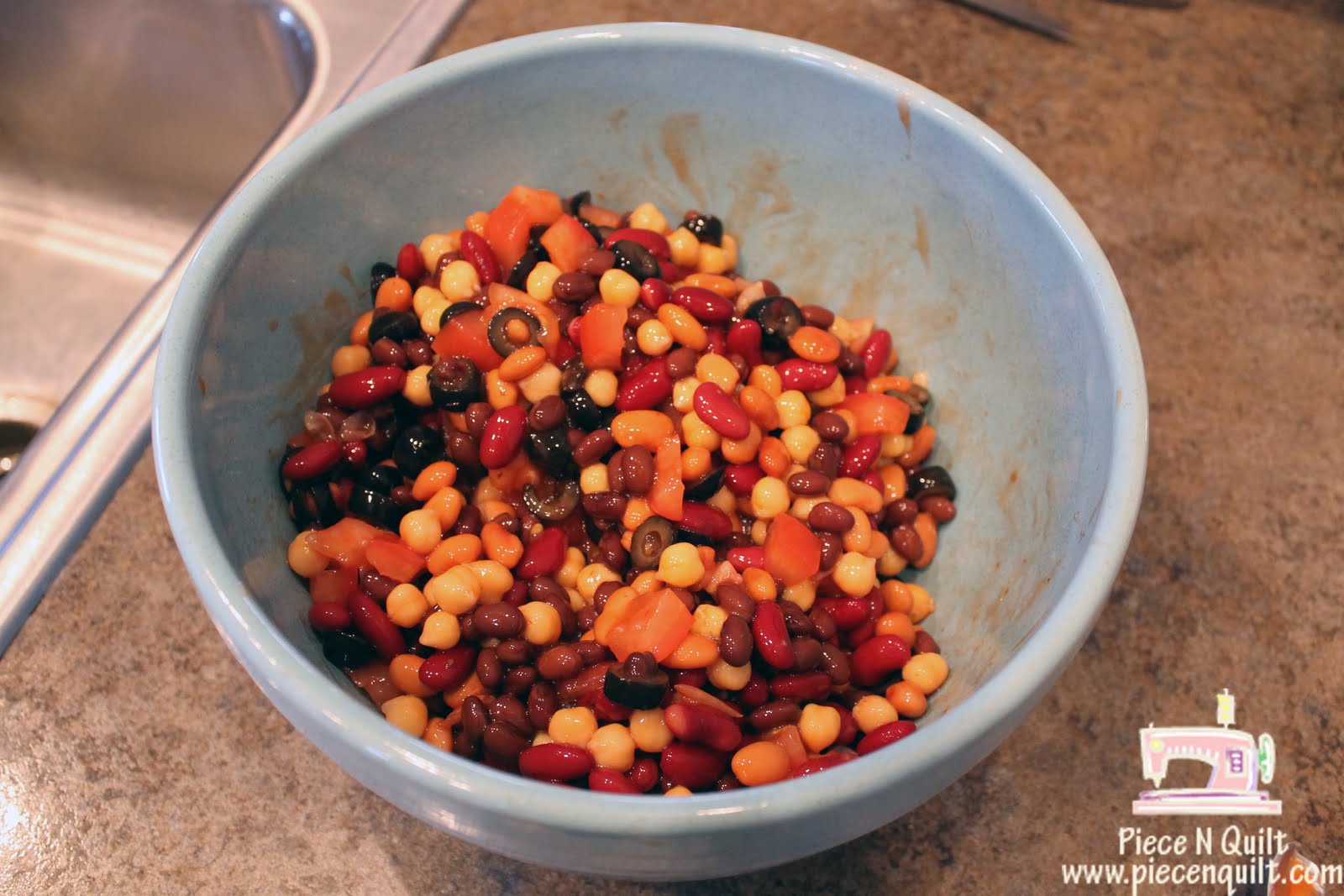Piece N Quilt Bean & Frito Salad {sometimes I cook}