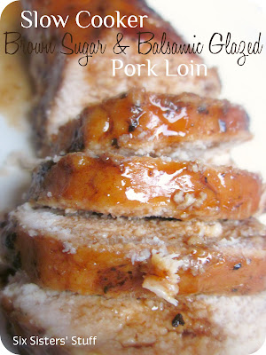 Brown Sugar And Balsamic Glazed Pork Loin