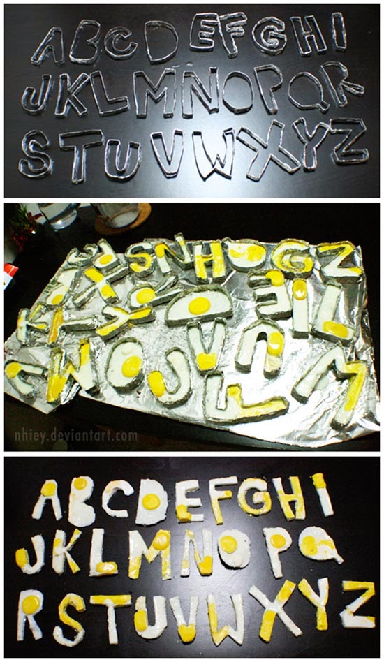 Egg Typography Egg Typography