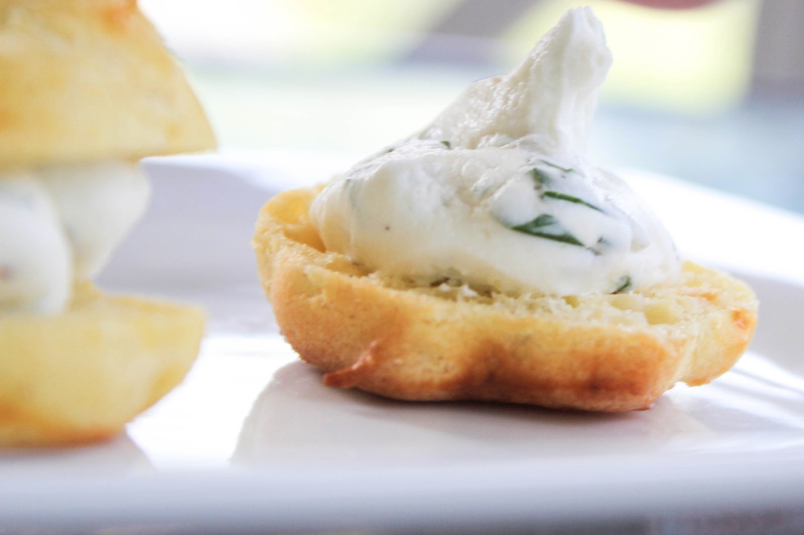 Sweet & Savory The Caramel Jar Blog Recipe Goat Cheese Puffs