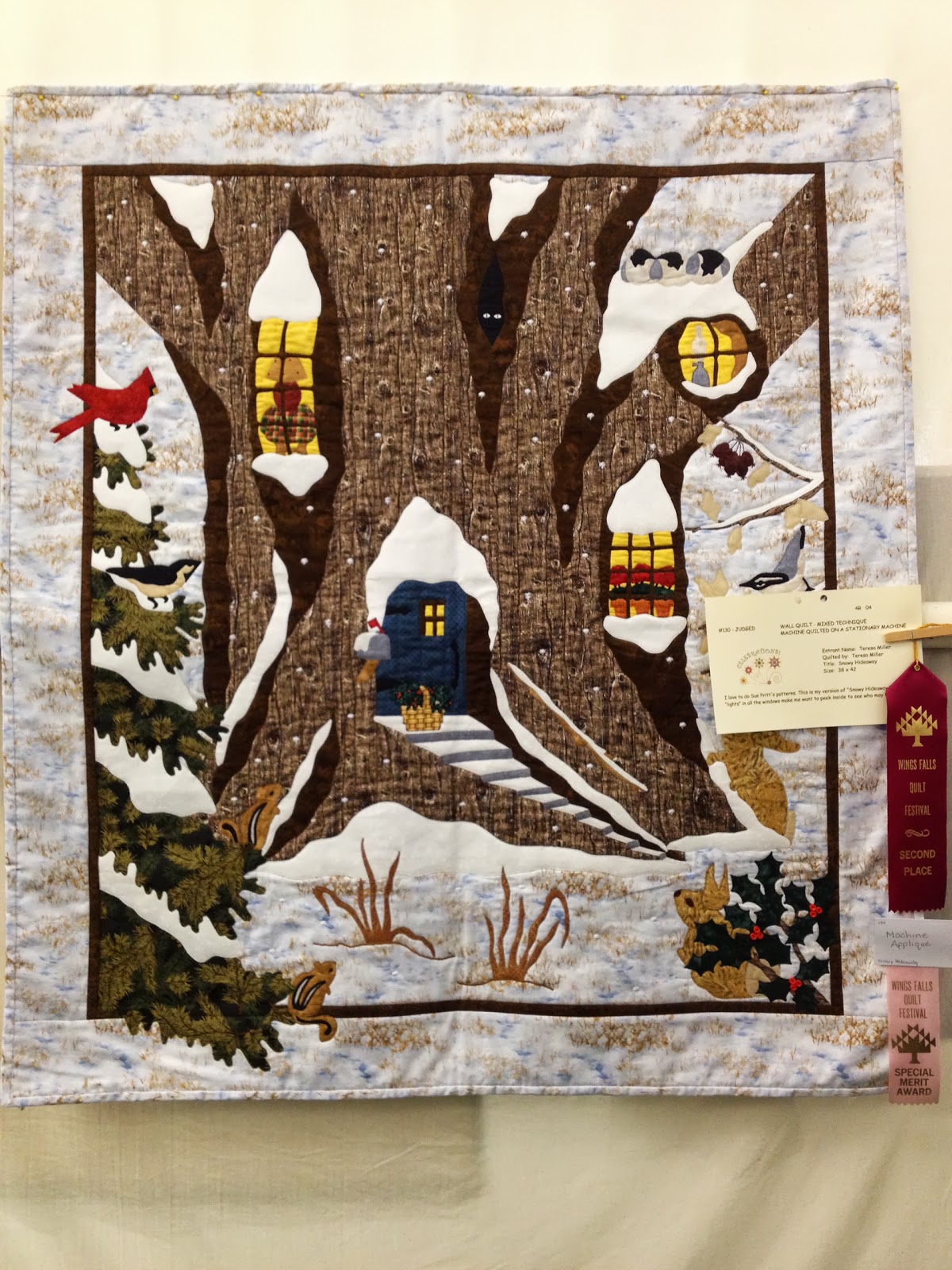 Adirondack Urban Wings Falls Quilt Guild Show the applique quilts