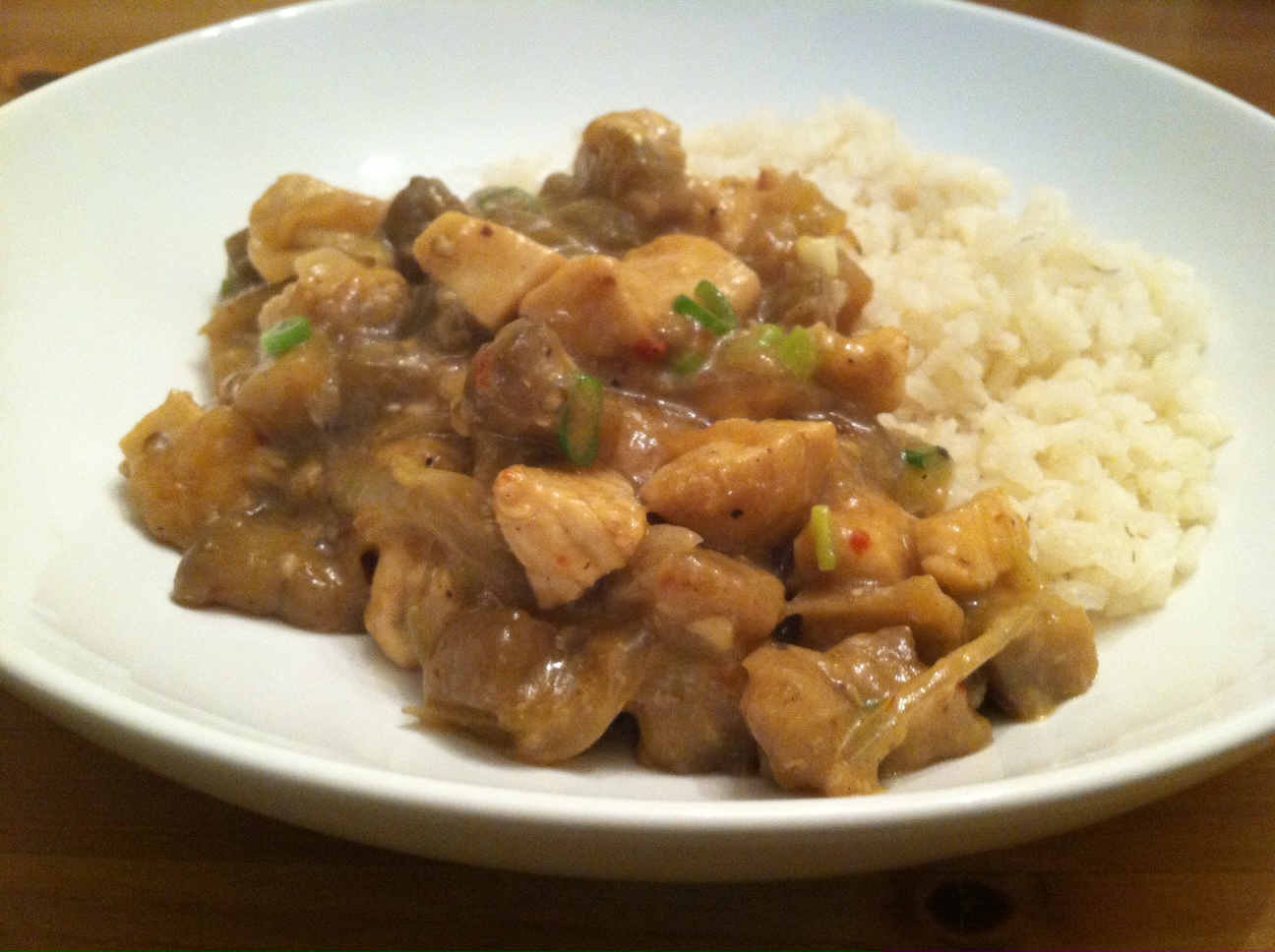 A Taste of Home Cooking Chicken with Eggplant in Garlic Sauce