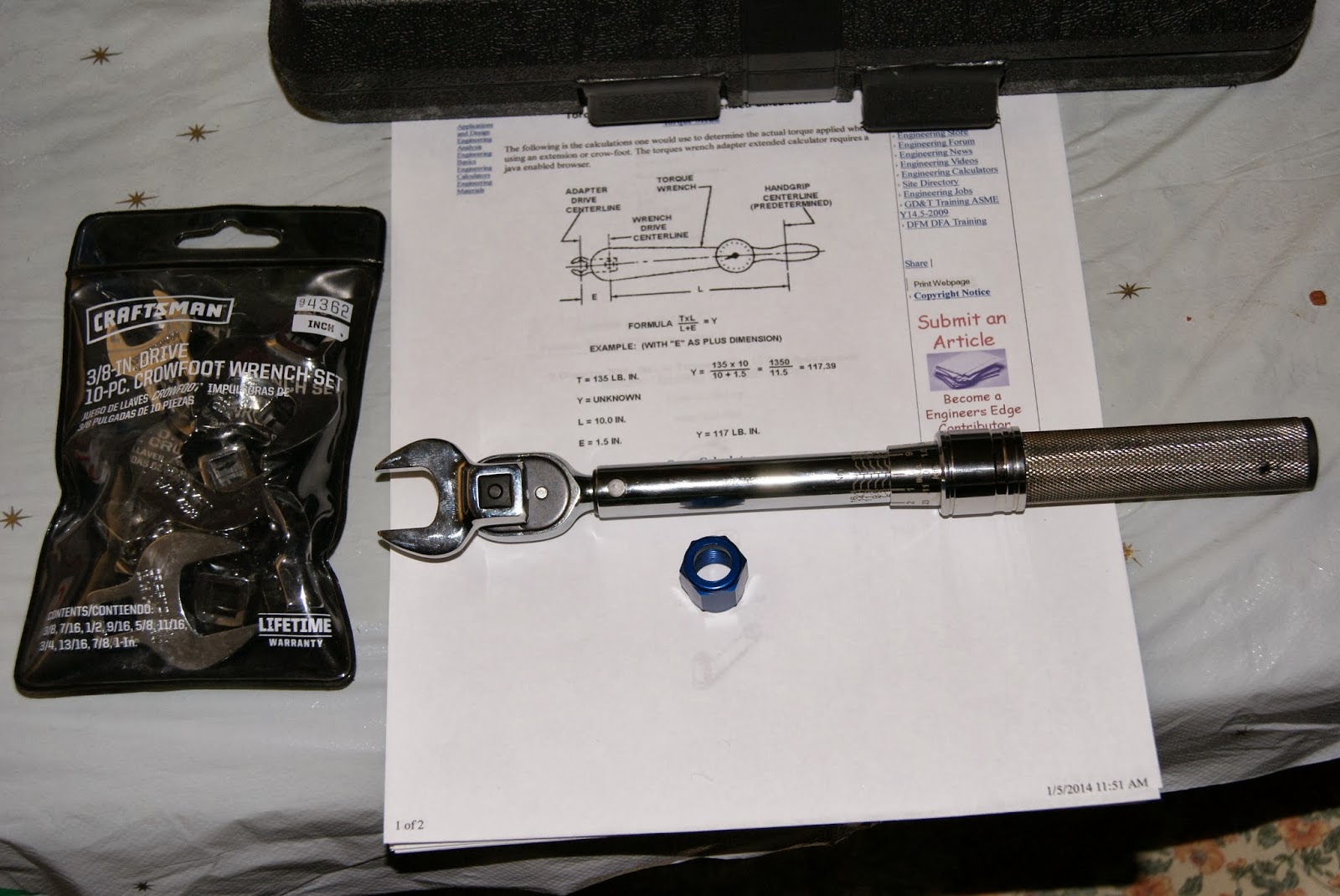 DOG Aviation John's RV12 Blog Calculating Torque Values For AN Fuel