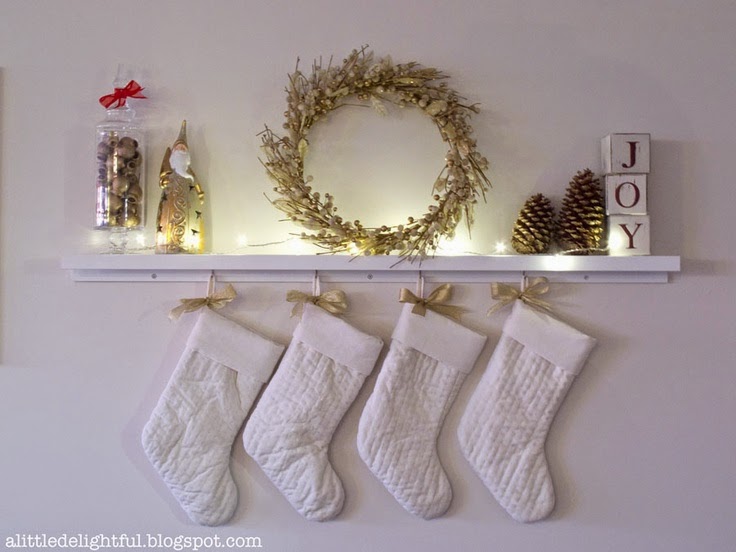 How to Hang Stockings Without A Mantel
