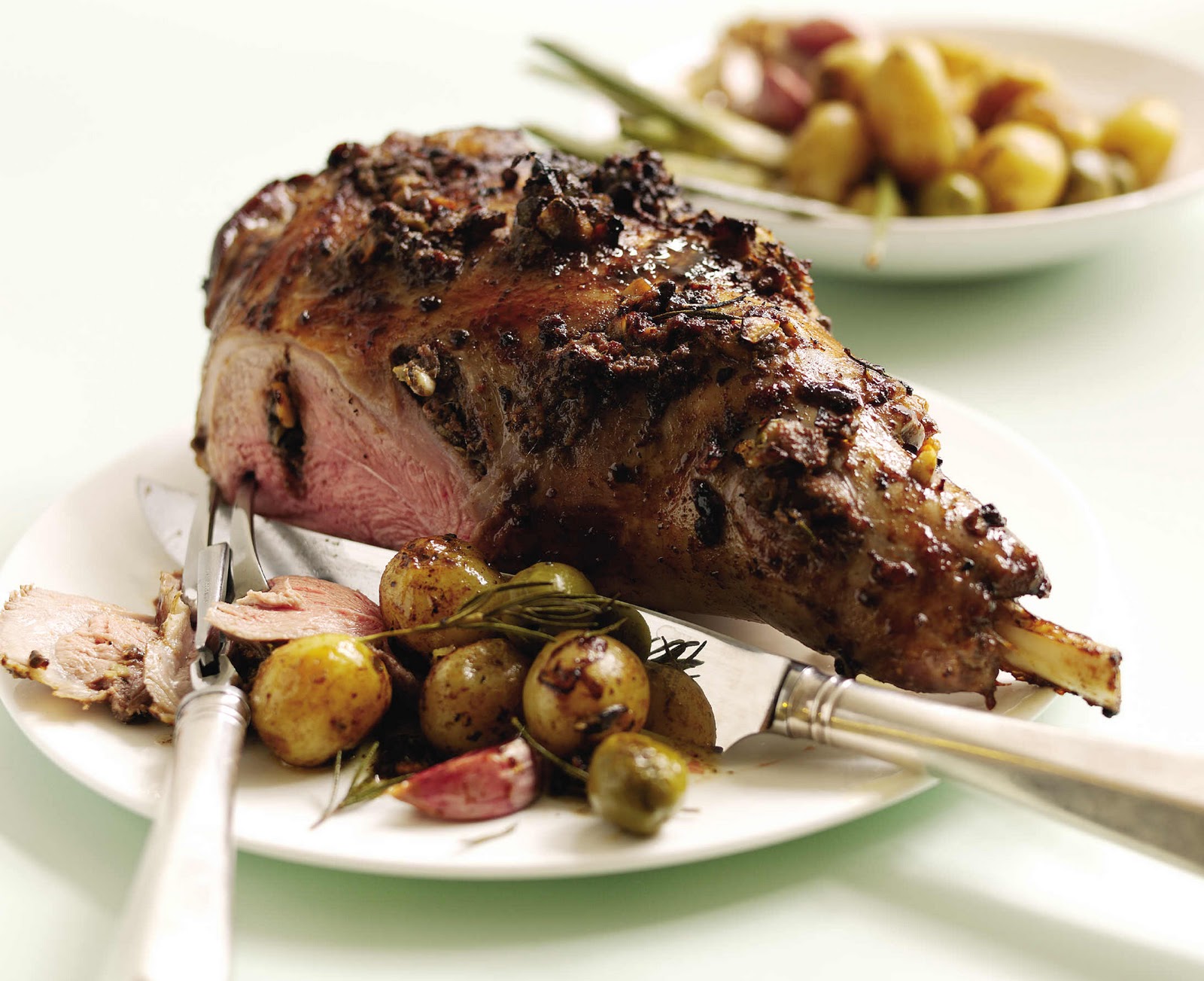 New Zealand Gluten Free Chef Jimmy Boswell Leg Of Spring Lamb With