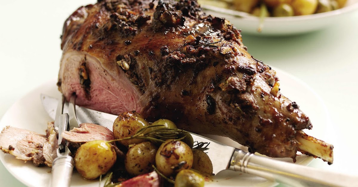 New Zealand Gluten Free Chef Jimmy Boswell Leg Of Spring Lamb With Coloured Pepper Salsa.