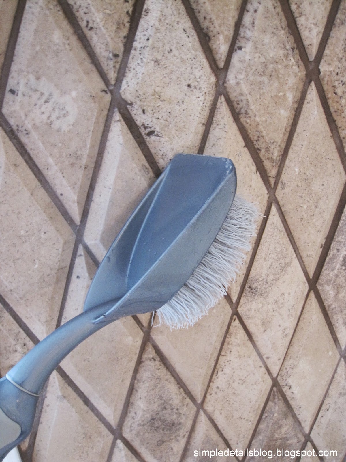 Simple Details how to paint stone tile...