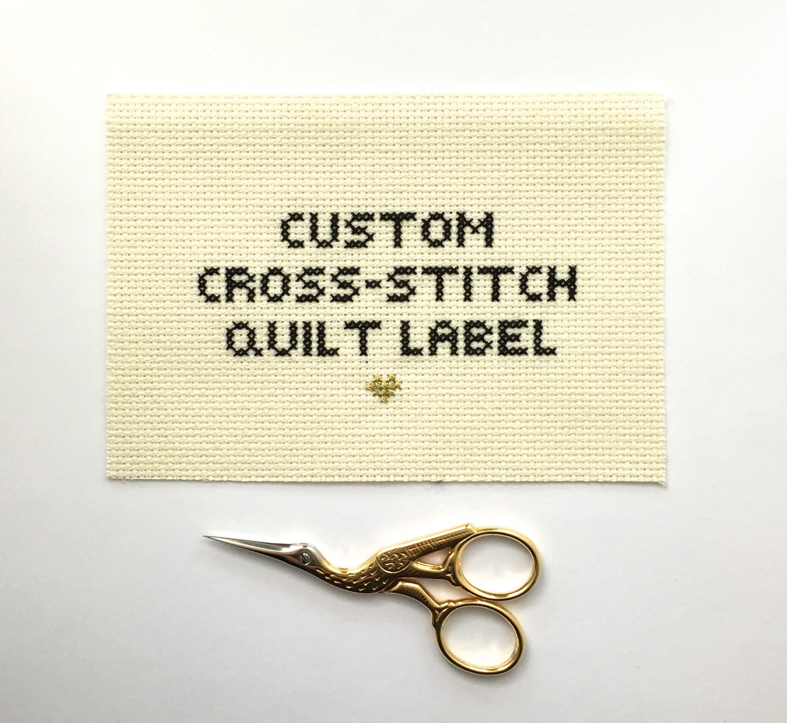 Simple Custom Quilt Label