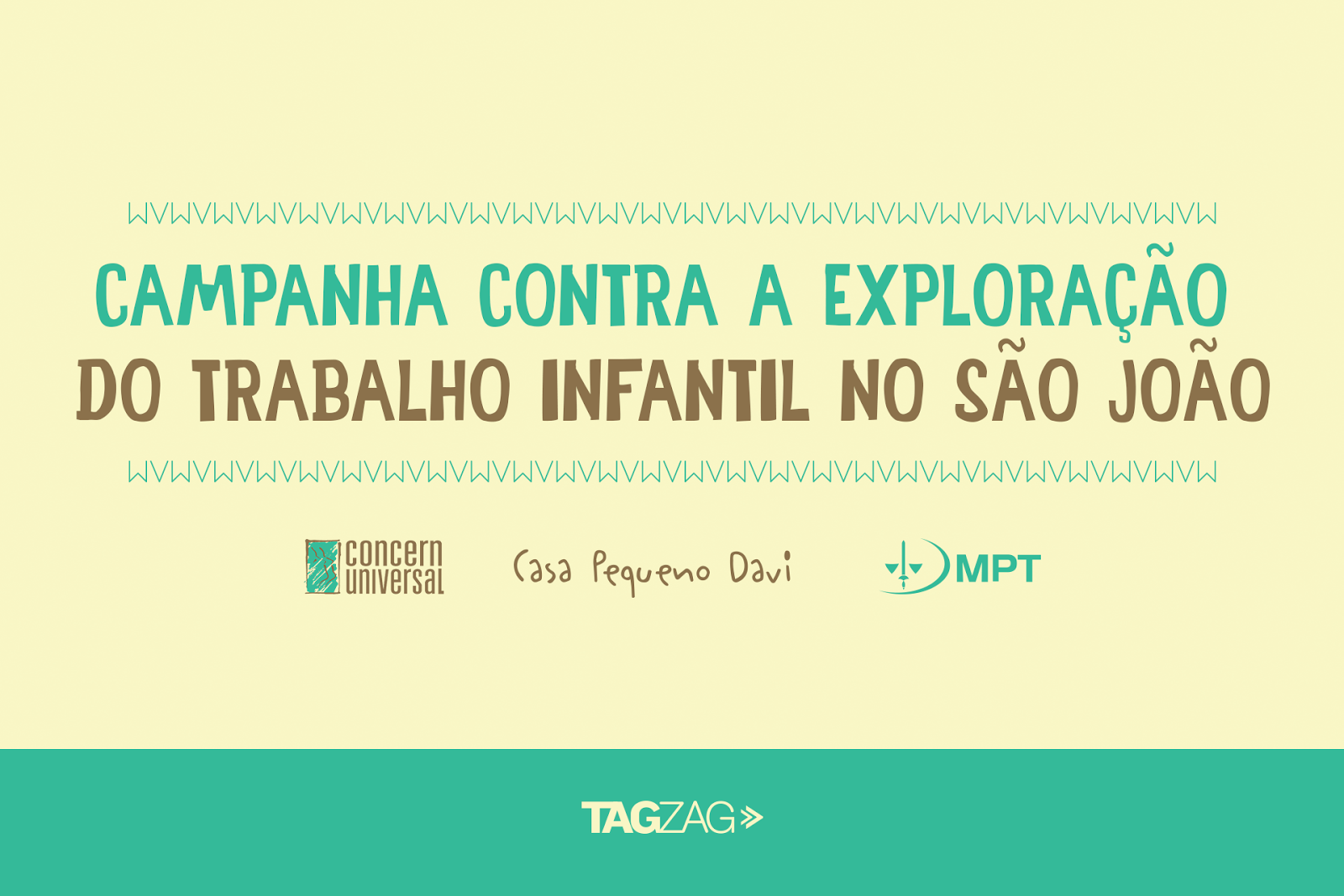 Não ao Trabalho Infantil