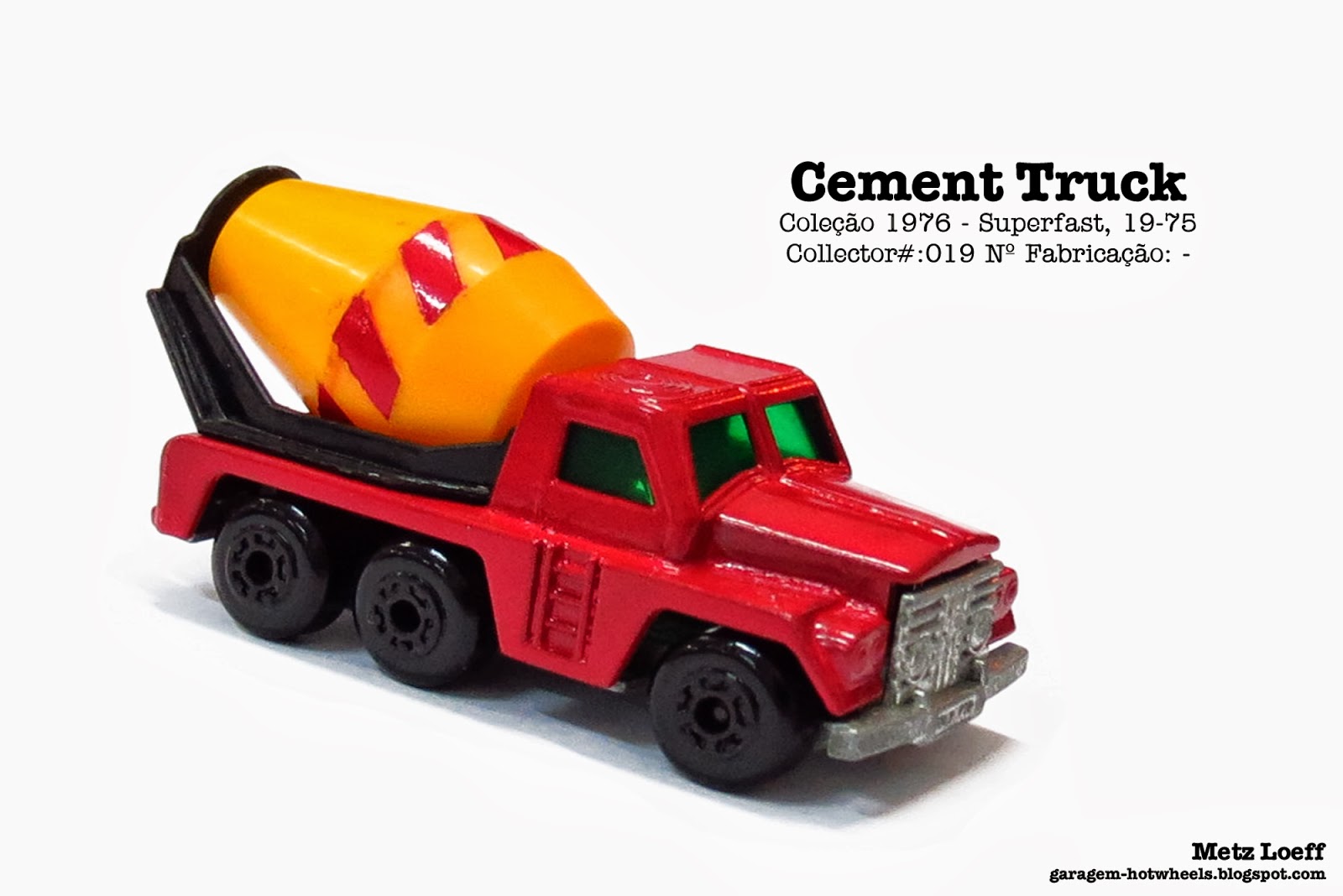 hot wheels cement truck