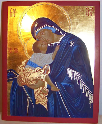 Matka Boska z Dzieciątkiem ikona Glykofilusa