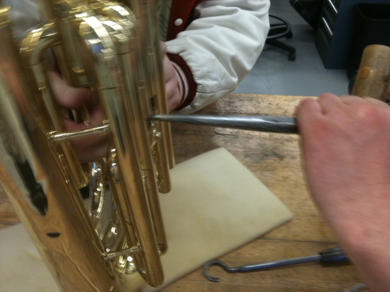 Instrumental Happenings... Tuba Stuck Slides and Fireballs
