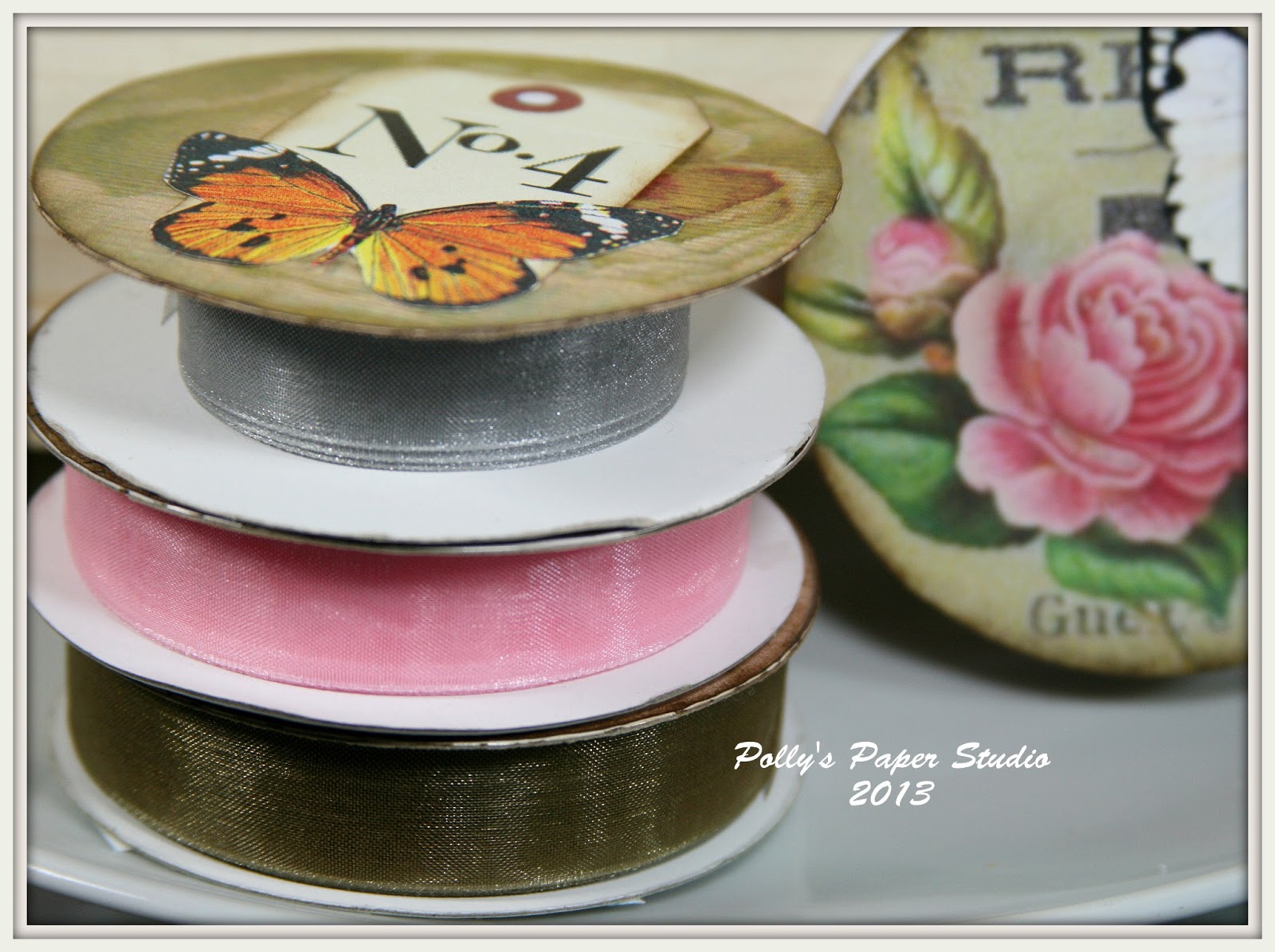 Really Reasonable Ribbon Blog ShabbyVintage Ribbon Spool Tutorial